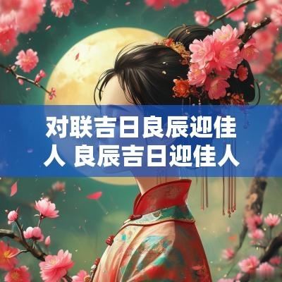 对联吉日良辰迎佳人 良辰吉日迎佳人的对联是什么意思