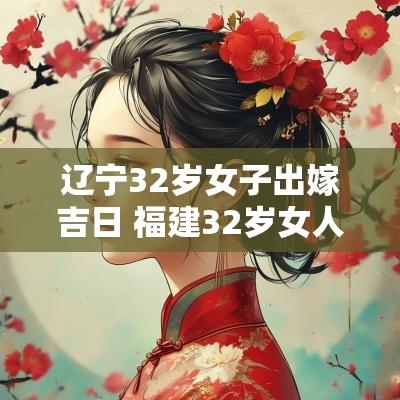 辽宁32岁女子出嫁吉日 福建32岁女人出嫁吉日