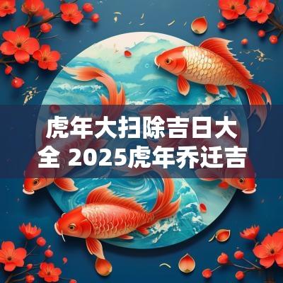 蛇年大扫除吉日大全 2025蛇年乔迁吉日