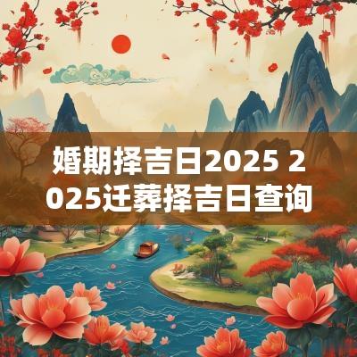 婚期择吉日2025 2025迁葬择吉日查询