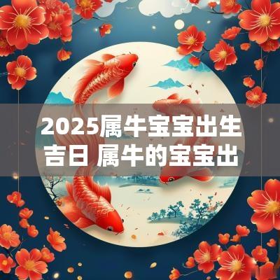 2025属牛宝宝出生吉日 属牛的宝宝出生吉日