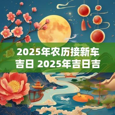 2025年农历接新车吉日 2025年吉日吉时大全表