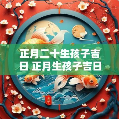 正月二十生孩子吉日 正月生孩子吉日良辰