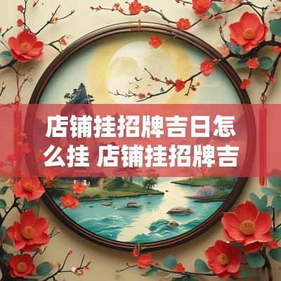 店铺挂招牌吉日怎么挂 店铺挂招牌吉日11月