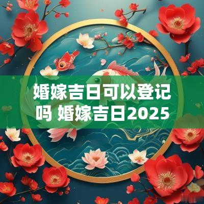 婚嫁吉日可以登记吗 婚嫁吉日2025