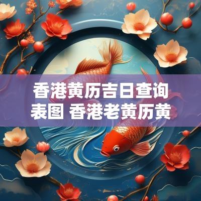 香港黄历吉日查询表图 香港老黄历黄道吉日