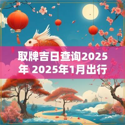 取牌吉日查询2025年 2025年1月出行吉日