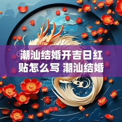 潮汕结婚开吉日红贴怎么写 潮汕结婚贴在大厅写的名字