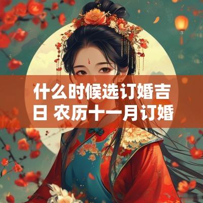 什么时候选订婚吉日 农历十一月订婚吉日