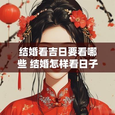 结婚看吉日要看哪些 结婚怎样看日子择吉日
