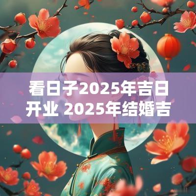 看日子2025年吉日开业 2025年结婚吉日一览表