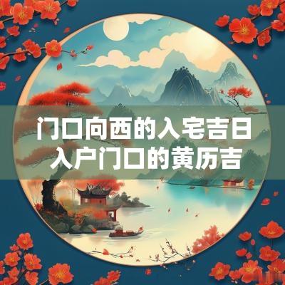 门口向西的入宅吉日 入户门口的黄历吉日