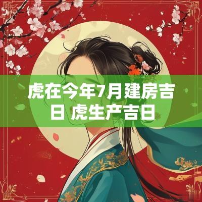 虎在今年7月建房吉日 虎生产吉日
