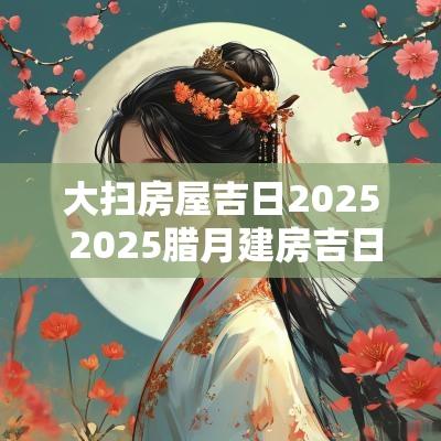 大扫房屋吉日2025 2025腊月建房吉日