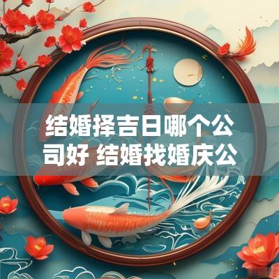 结婚择吉日哪个公司好 结婚找婚庆公司还是酒店便宜