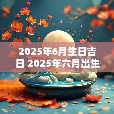 2025年6月生日吉日 2025年六月出生吉日