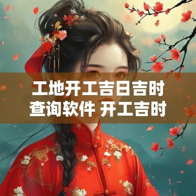 工地开工吉日吉时查询软件 开工吉时吉日查询软件