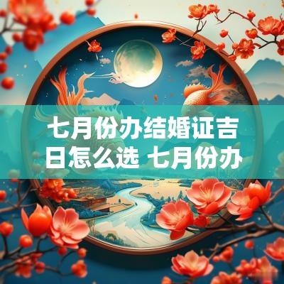 七月份办结婚证吉日怎么选 七月份办结婚证吉日查询