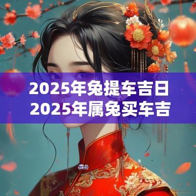 2025年兔提车吉日 2025年属兔买车吉日