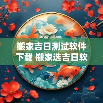 搬家吉日测试软件下载 搬家选吉日软件