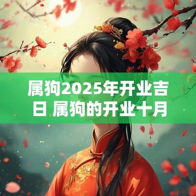 属狗2025年开业吉日 属狗的开业十月份吉日