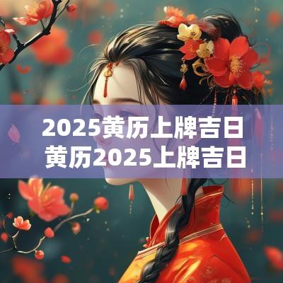 2025黄历上牌吉日 黄历2025上牌吉日
