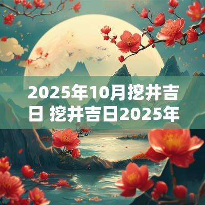 2025年10月挖井吉日 挖井吉日2025年10月