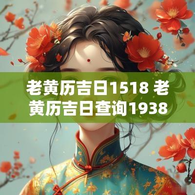 老黄历吉日1518 老黄历吉日查询1938年