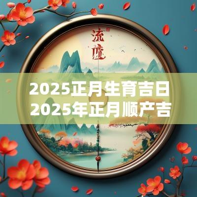 2025正月生育吉日 2025年正月顺产吉日