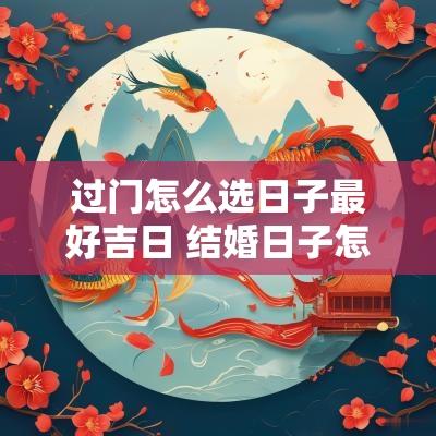 过门怎么选日子最好吉日 结婚日子怎么选吉日