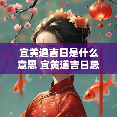 宜黄道吉日是什么意思 宜黄道吉日忌诸事可行是什么意思
