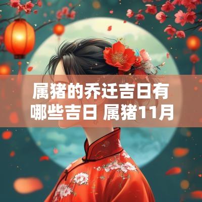 属猪的乔迁吉日有哪些吉日 属猪11月乔迁吉日
