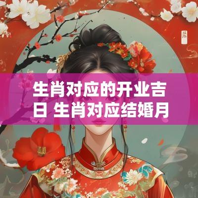 生肖对应的开业吉日 生肖对应结婚月份