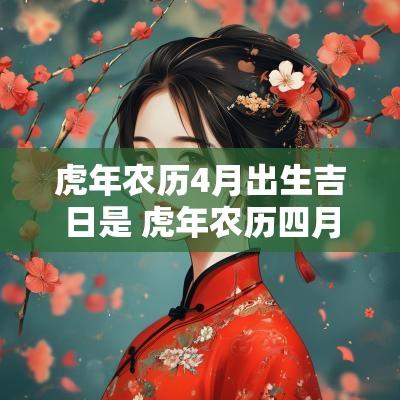 蛇年农历4月出生吉日是 蛇年农历四月哪个日子出生的好