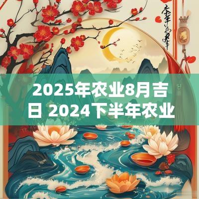 2025年农业8月吉日 2025下半年农业天气适合种啥