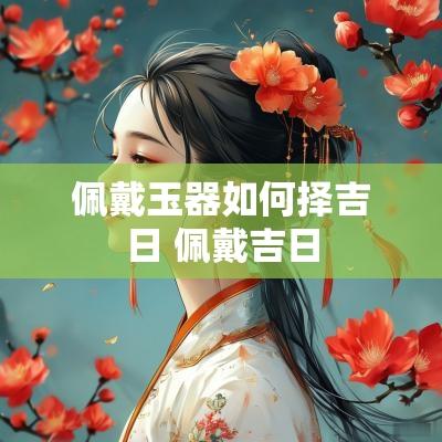 佩戴玉器如何择吉日 佩戴吉日