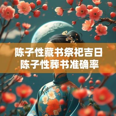 陈子性藏书祭祀吉日 陈子性葬书准确率