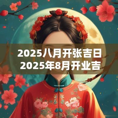 2025八月开张吉日 2025年8月开业吉日查询