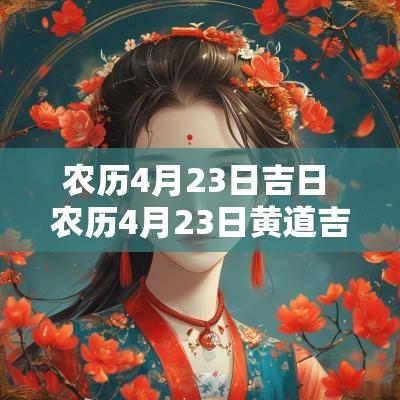 农历4月23日吉日 农历4月23日黄道吉日