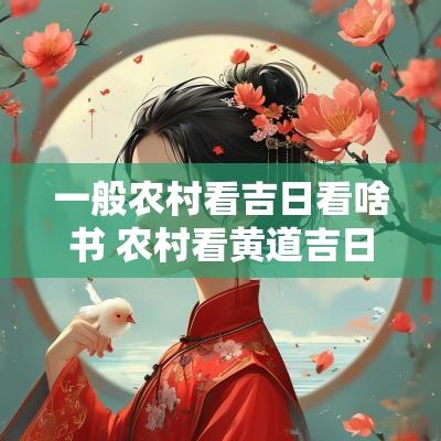 一般农村看吉日看啥书 农村看黄道吉日的书
