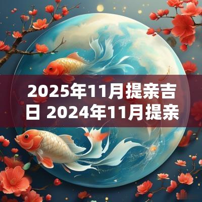 2025年11月提亲吉日 2025年11月提亲吉日