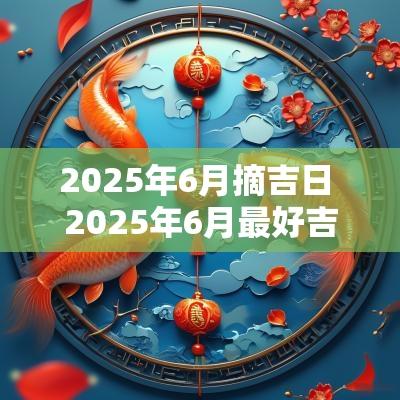 2025年6月摘吉日 2025年6月最好吉日