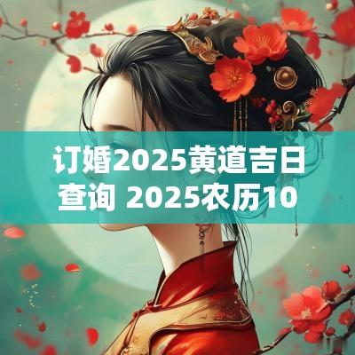 订婚2025黄道吉日查询 2025农历10月订婚吉日