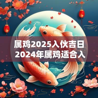 属鸡2025入伙吉日 2025年属鸡适合入伙的吉日
