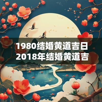 1980结婚黄道吉日 2018年结婚黄道吉日一览表图片