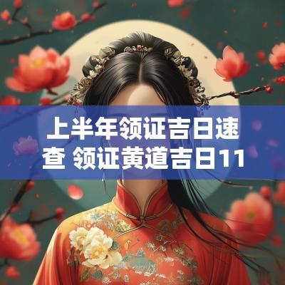 上半年领证吉日速查 领证黄道吉日11月份查询