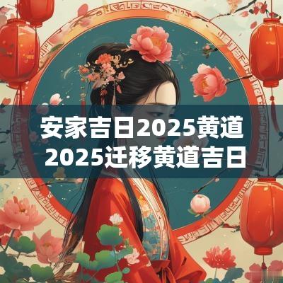 安家吉日2025黄道 2025迁移黄道吉日
