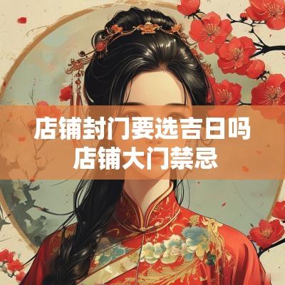 店铺封门要选吉日吗 店铺大门禁忌