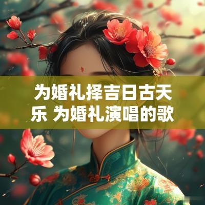 为婚礼择吉日古天乐 为婚礼演唱的歌曲
