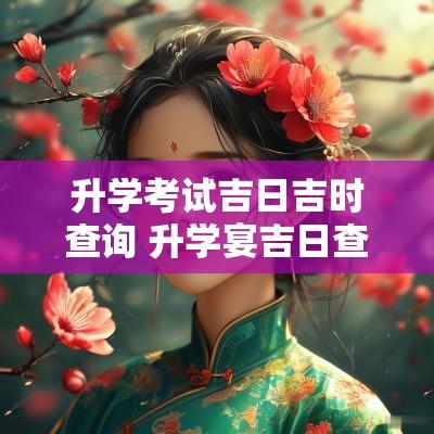 升学考试吉日吉时查询 升学宴吉日查询2025